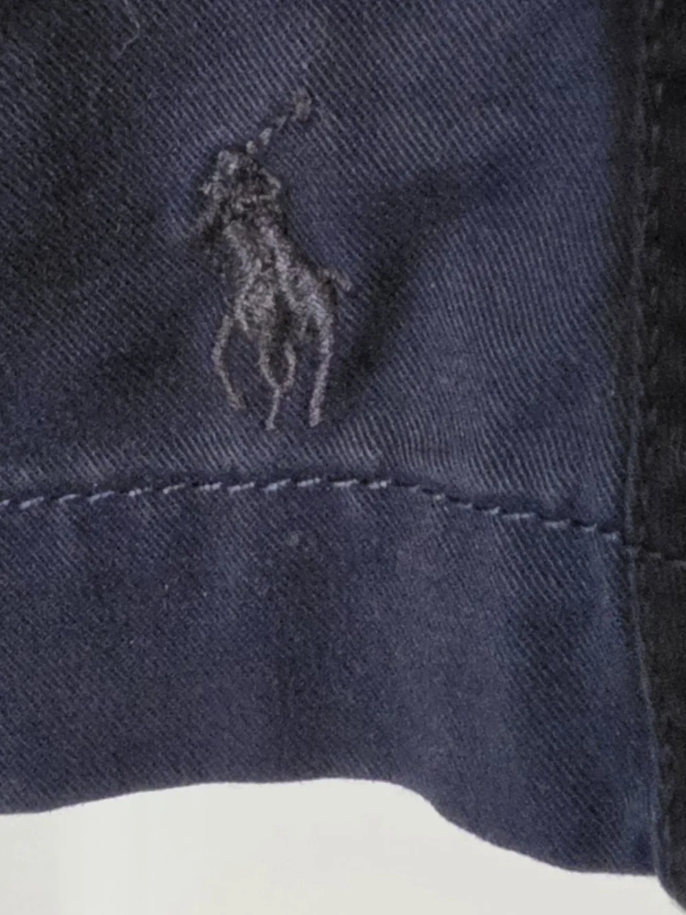 Ralph Lauren Men's Navy Blue Drawstring Shorts Stretch Classic Fit Size Large